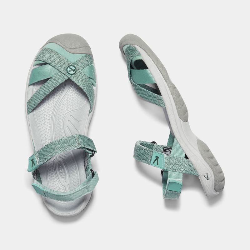 Keen Bali Strap Womens Sandals Green Discount (4072-KNUYJ)